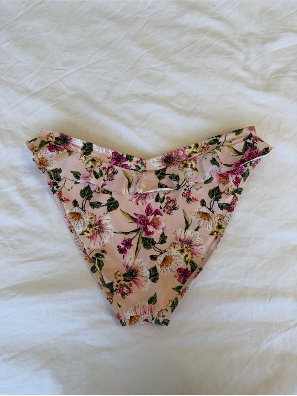 Hanky Panky Ruffle Floral Summer Bikini Bottom - Picture 4 of 4